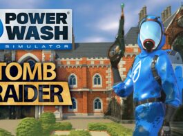 Limpiamos la mansión de Lara Croft en Powerwash Simulator Powerwash Simulator Tomb Raider