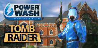 Limpiamos la mansión de Lara Croft en Powerwash Simulator Powerwash Simulator Tomb Raider