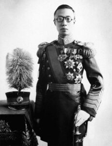 Puyi, último emperador de China y Emperador de Manchukuo Puyi, último emperador de China