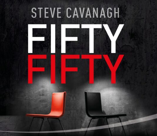 En mayo, «Cincuenta Cincuenta», de Steve Cavanagh