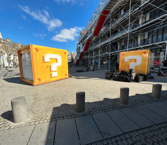 Estreno Super Mario Bros: La Película – Universal Pictures International France se asocia con Twitch para crear una sorpresa de Super Mario Bros en el Centro Pompidou super mario bros la pelicula
