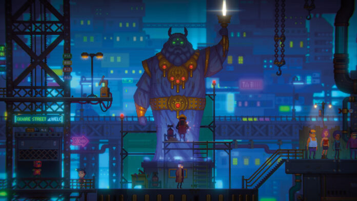 Tales of the neon sea - escenario gameplay