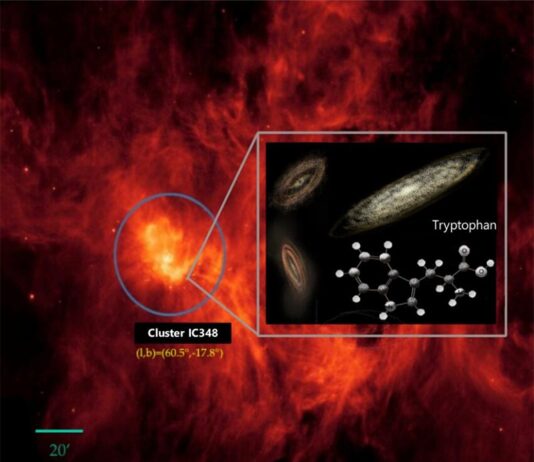 Evidencia del aminoácido esencial triptófano encontrada en el espacio Evidencia del aminoácido esencial triptófano encontrado en el espacio