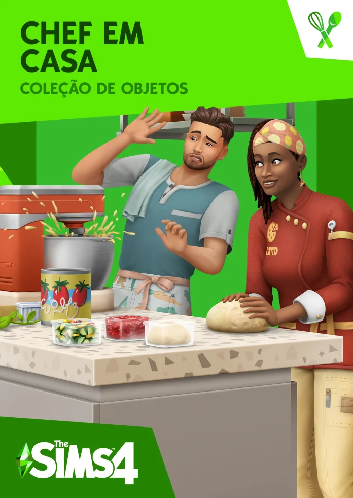 portada sims 4 chef en casa