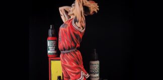 Figuras con personalidad: pintura estilo cómic en figuras tridimensionales