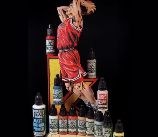 Figuras con personalidad: pintura estilo cómic en figuras tridimensionales