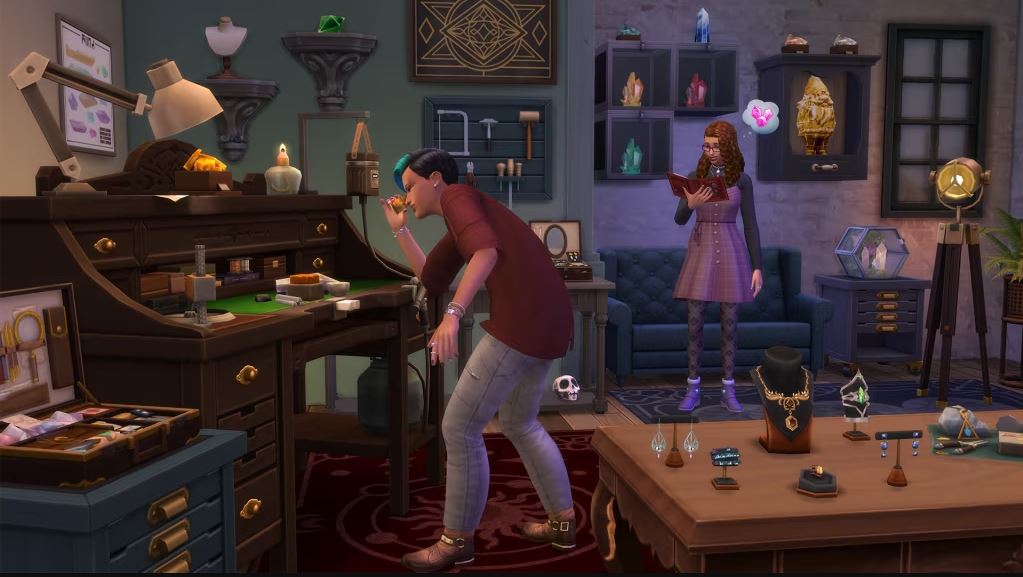 Los Sims 4 creaciones cristalinas