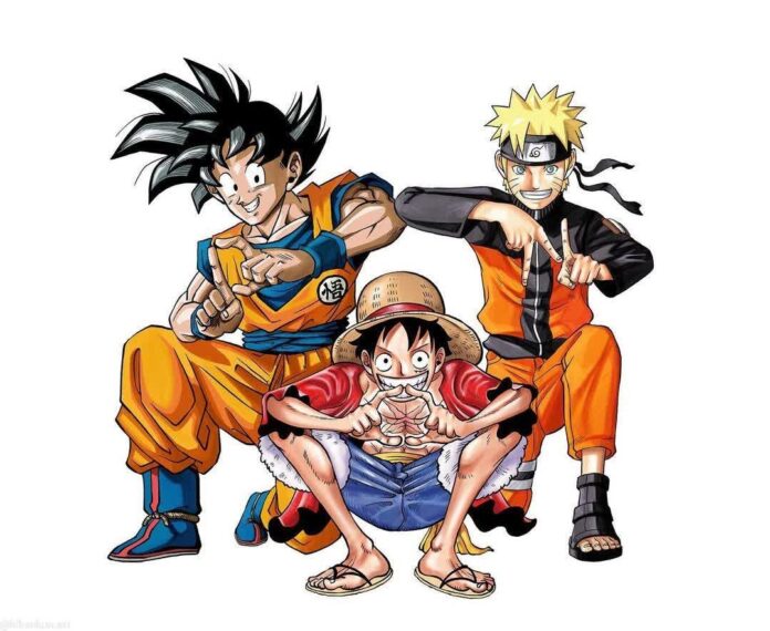 Naruto luffy goku