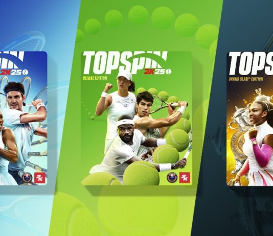 TopSpin 2K25 llegará el próximo 26 de abril. TopSpin 2K25