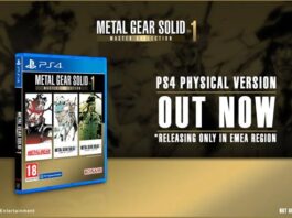 Ya disponible la versión física para PS4: METAL GEAR SOLID: MASTER COLLECTION Vol.1 master collection