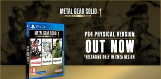 Ya disponible la versión física para PS4: METAL GEAR SOLID: MASTER COLLECTION Vol.1 master collection