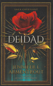 Portada de "Deidad", tercer libro de la saga Covenant de Jennifer L. Armentrout, ilustrada por Luis Tinoco.