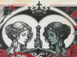 «Larga vida al mal»: una dama puede ser todo lo sanguinaria que quiera Fragmento de la portada de "Larga vida al mal", de Sarah Rees Brennan, ilustrada por Siobhan Hooper.