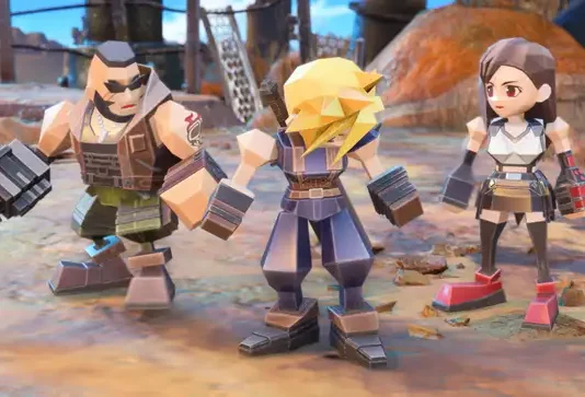 Las nuevas figuras poligonales de Final Fantasy VII se dirigen al portal de Square Enix