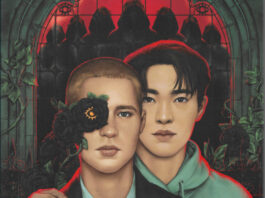 «La sociedad de los siete ojos»: un laberinto emocional a punto de desplomarse Portada de "La sociedad de los siete ojos" de Derek Milman, ilustrada por Colin Verdi.