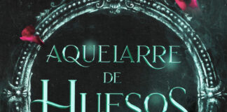 «Aquelarre de huesos»: un camino envenenado al infierno Portada de "Aquelarre de huesos" de Harper L. Woods, ilustrada por Opulent Designs.