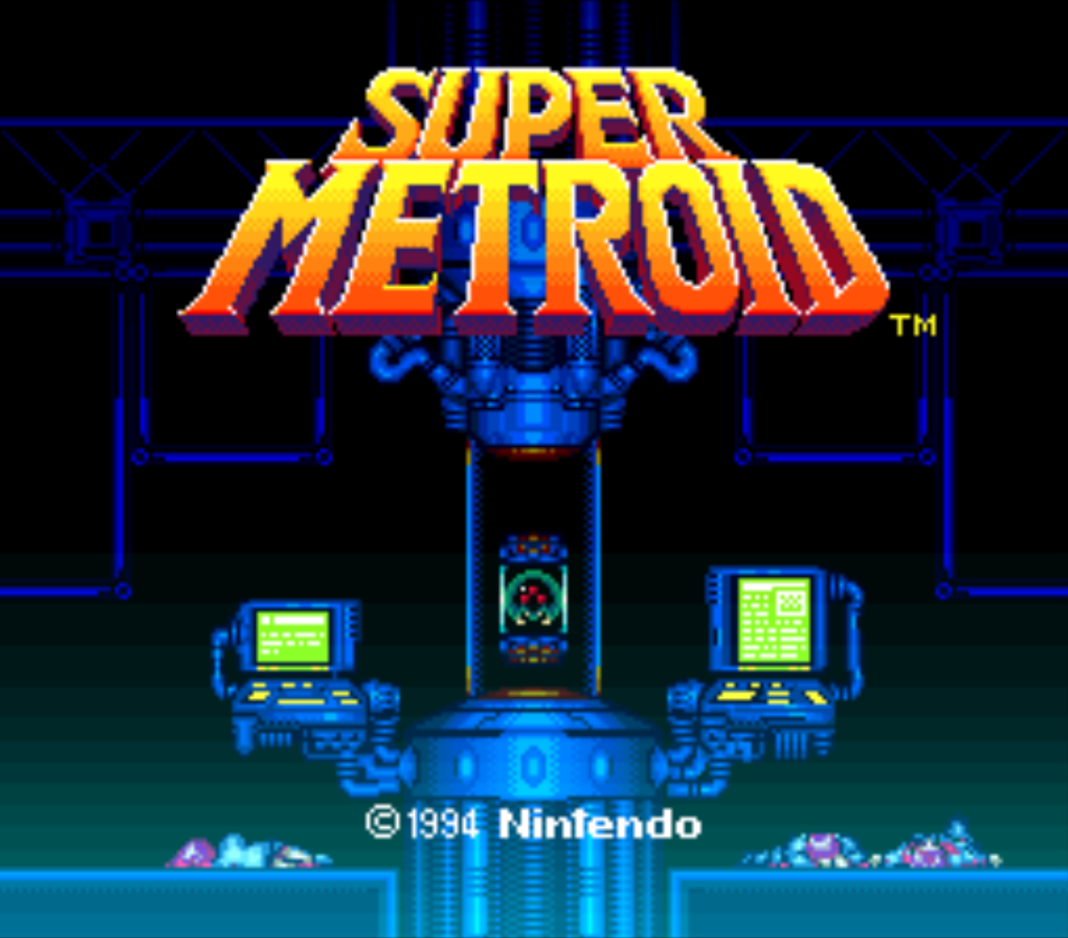 Super Metroid Title Screen