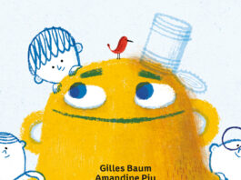 «Gerardo Gigante» y la pregunta: ¿cómo puedo hacer el mundo un poco mejor? Fragmento de la portada de "Gerardo Gigante" ilustrada por Amandine Piu.