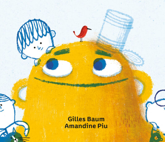 «Gerardo Gigante» y la pregunta: ¿cómo puedo hacer el mundo un poco mejor? Fragmento de la portada de "Gerardo Gigante" ilustrada por Amandine Piu.