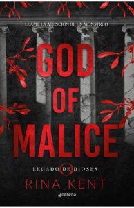 Portada de "God of Malice" de Rina Kent.