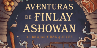 «Las aventuras de Finlay Ashowan: De brujas y banquetes», fantasía acogedora y comida de estrella Michelín Portada de "Las aventuras de Finlay Ashowan: de brujas y banquetes" de , Delemhach.