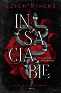 Portada de "Insaciable" de Leigh Rivers.
