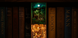 Book Nooks: el arte de crear mundos de fantasía en miniatura