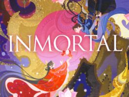 «Inmortal»: el viaje de la heroína por las medias verdades del destino Fragmento de portada de "Inmortal" de Sue Lynn Tan, ilustrada por Kuri Huang.