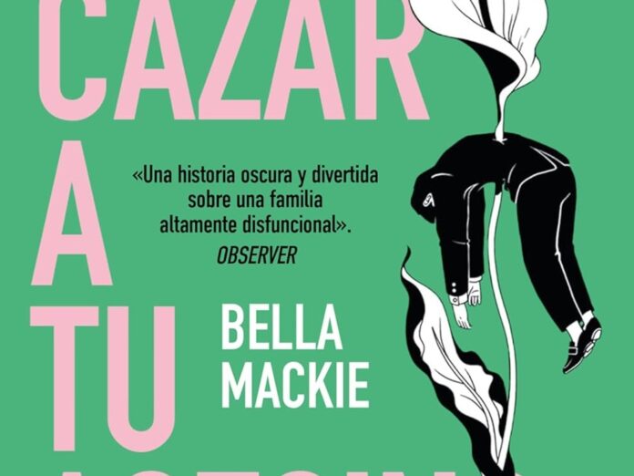 Fragmento de portada de "Cómo cazar a tu asesino" de Bella Mackie, ilustrada por Anna Isabella Schmidt.