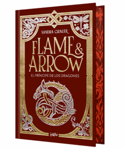 Portada de "Flame & Arrow" de Sandra Grauer.