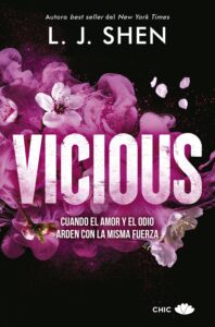 Portada de "Vicious" de L. J. Shen.