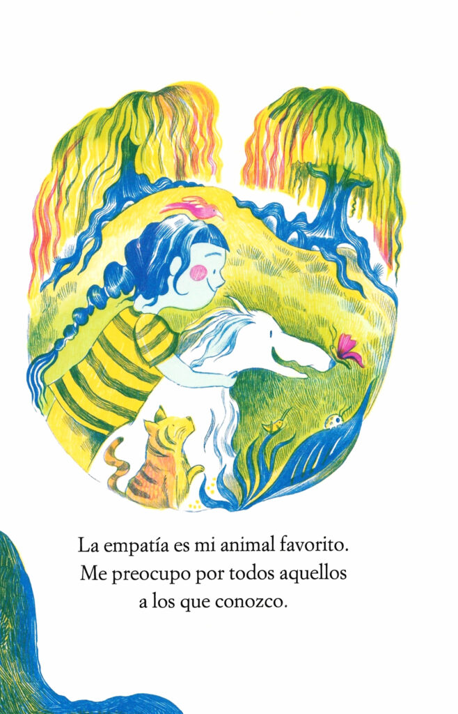 Página interior de "El amor es mi color favorito" de Nina Laden y Melissa Castrillon.