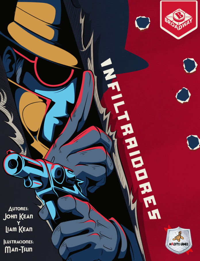 Portada del juego de mesa Infiltradores