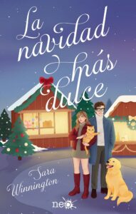 Portada de "La navidad más dulce" de Sara Winnington.