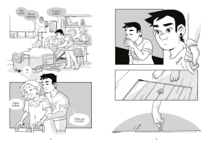 Páginas 4 y 5 de La noche abisal