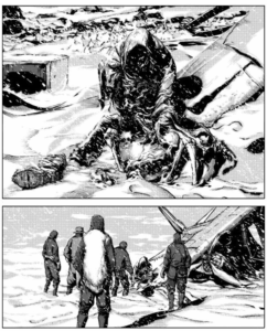 ejemplo de dibujo de Las montañas de la locura