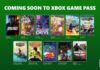 Nuevos juegos que entran en el Game Pass game pass
