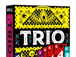 Trio, un juego de mesa para toda la familia (aunque no lo parezca) Caja del juego de mesa Trio