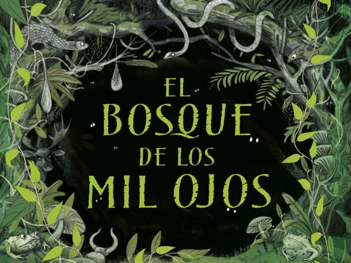 Portada de "El bosque de los mil ojos" de Frances Hardinge.