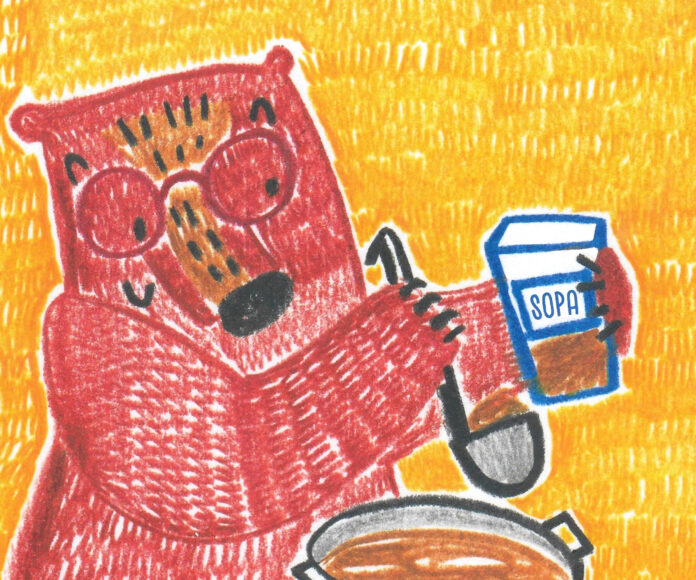 Portada de "La sopa" de Blanca Caminal.