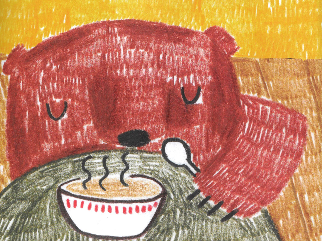 Ilustración interna de "La sopa" de Blanca Caminal.