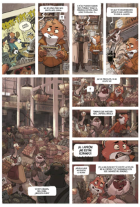 Viñetas de Blacksad Stories: Weekly