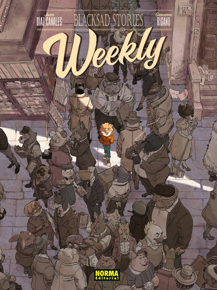 Portada Weekly Portada de Blacksad Stories: Weekly