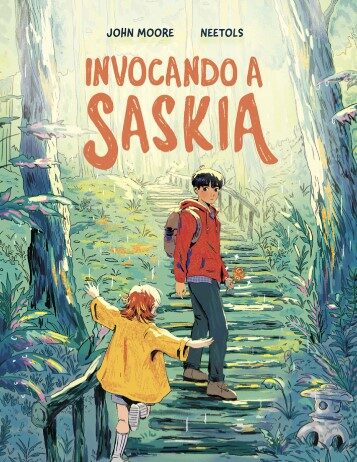 Invocando a Saskia: una historia de sobre el duelo y la amistad Saskia comic norma editorial