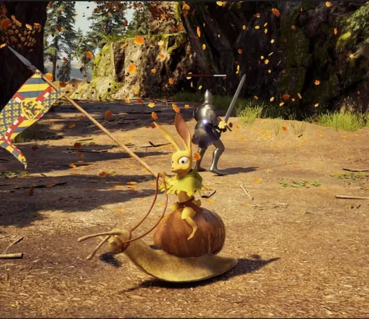 Johan: un soulslike de un un conejo montado en caracol johan