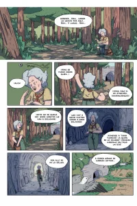 Ejemplo de estilo artístico de La soledad de las cigüeñas