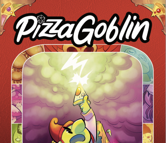 Pizza Goblin, un cómic juego de aventuras y pizza Portada Cómic juego Pizza Goblin