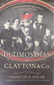Portada de "Los últimos días de Clayton & Co." de Francisca Solar, editada por Stefano Books |Fuente: Fantasymundo.com