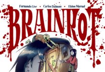 Brain Rot: un zombi y una zarigüeya resolviendo crímenes. Portada Brain Rot