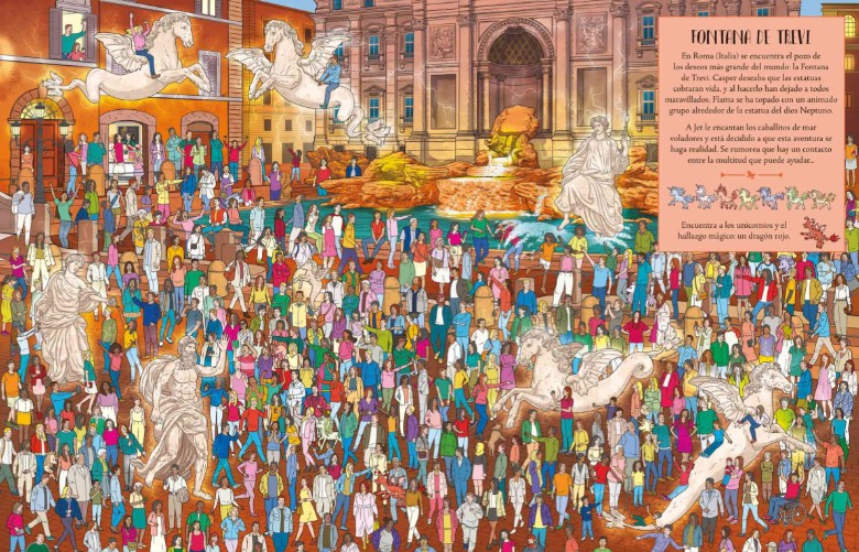 Dónde esta el bebé unicornio ilustraciones